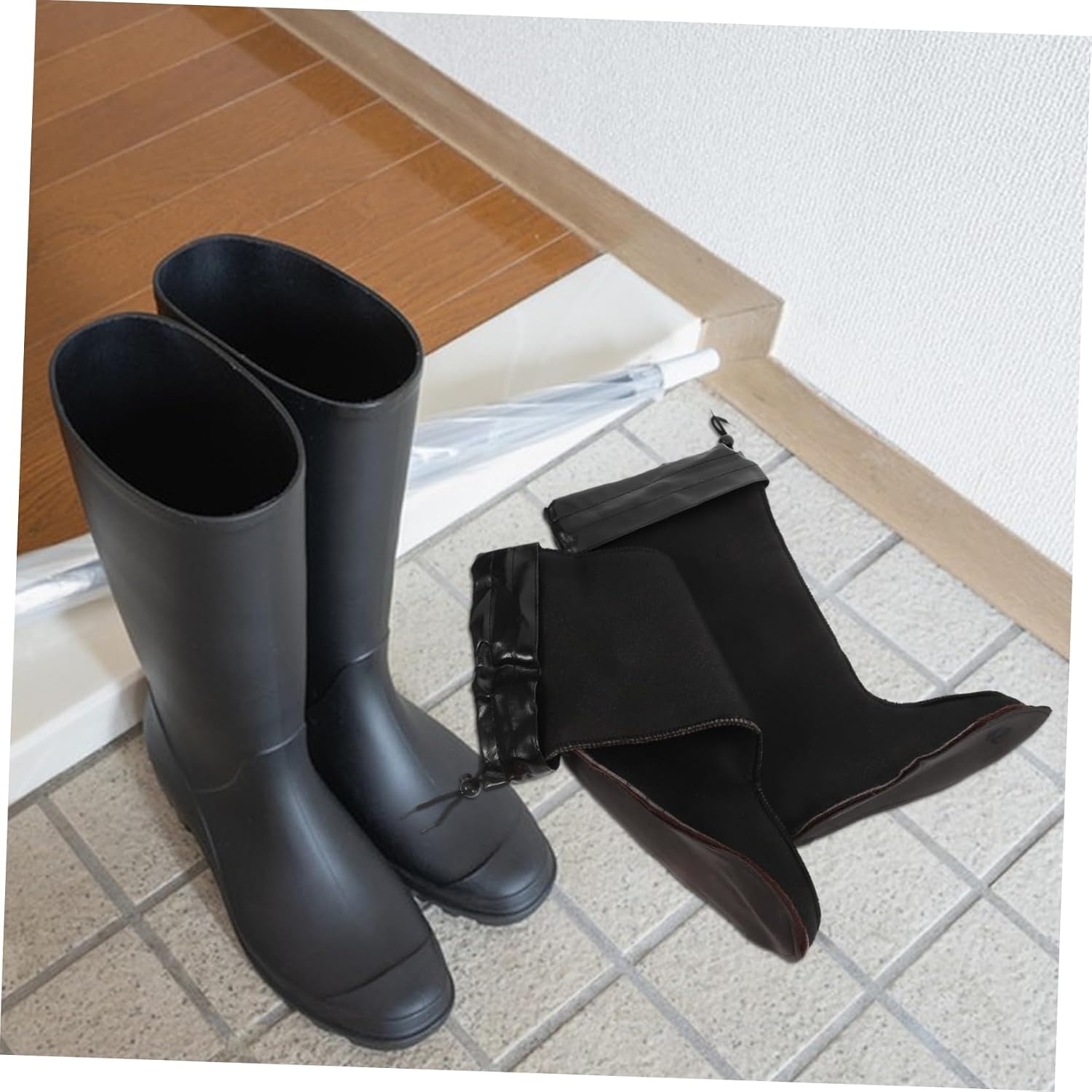 ORFOFE Men's Insulated Boot Liners for Cold Weather Comfortable Soft Lining for Winter Rain Boots Cozy Cotton Inserts for Warmth Protection Outdoor Activities