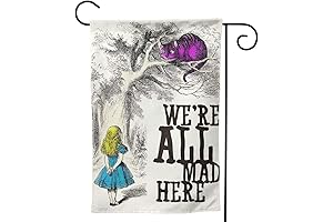 Alice in Wonderland Garden Wonderland Fantasy Outdoor Flag