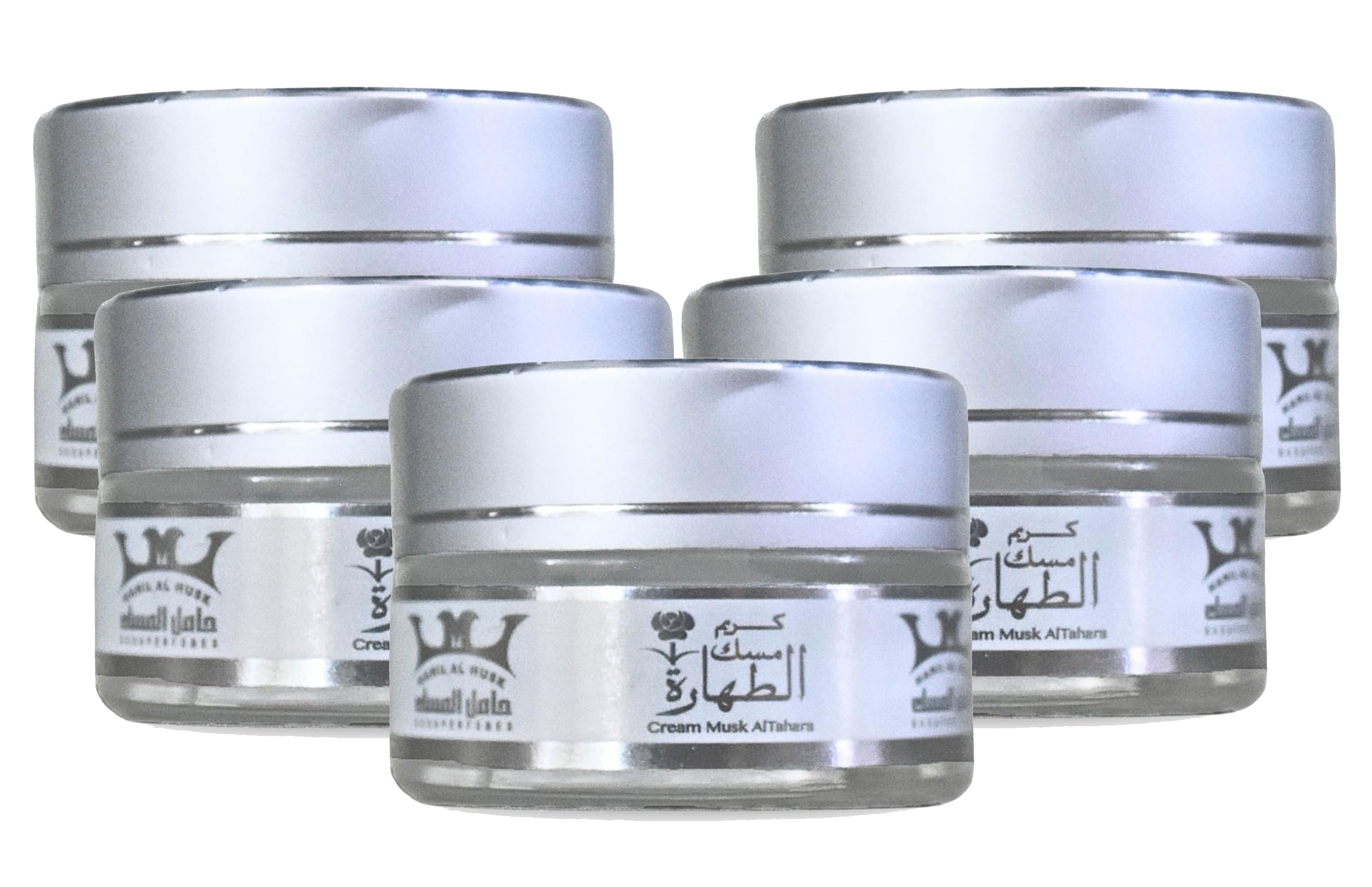 bonballoon 5 Pack Cream Musk Al Tahara Saudi Arabian Arabic Egyptian Egypt Oriental Hamil ElMusk Al Musk Altahara Women Womens Suitable For All Kind