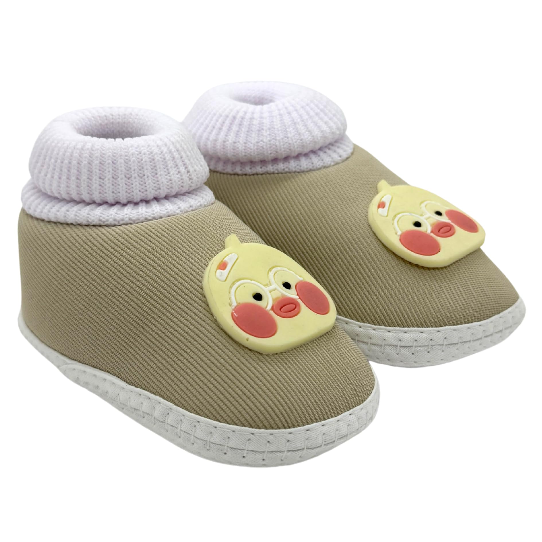 Anti-Slip Baby Socks Booties 6-12 Months | Soft Cotton Winter Booties with Cozy Inner Lining | Breathable, Flexible and Secure Fit | Cute Socks for Baby Boys & Baby Girls | Indoor & Outdoor Use-image-40
