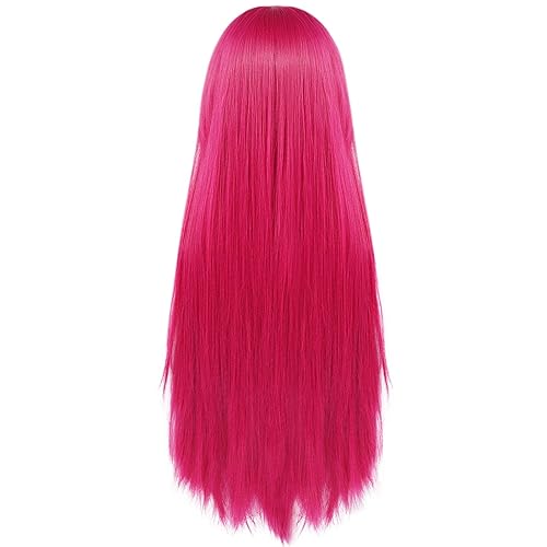 Miniatura 96 de anogol Vocaloid 32" 80 cm de largo recto de Cosplay peluca Pelucas Para Fiestas Halloween, Anaranjado