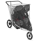 Stroller Rain Cover Compatible with BOB Gear Duallie Strollers, Weatherproof, Protect from Rain Sun Dust（(Jogger not Included)）
