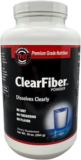 TOUGH-N-TONE ClearFiber Powder – Soluble Fiber with SunFiber® PHGG – Tasteless, Odorless, Non-Thickening – Supports Digestive & Heart Health – Prebiotic