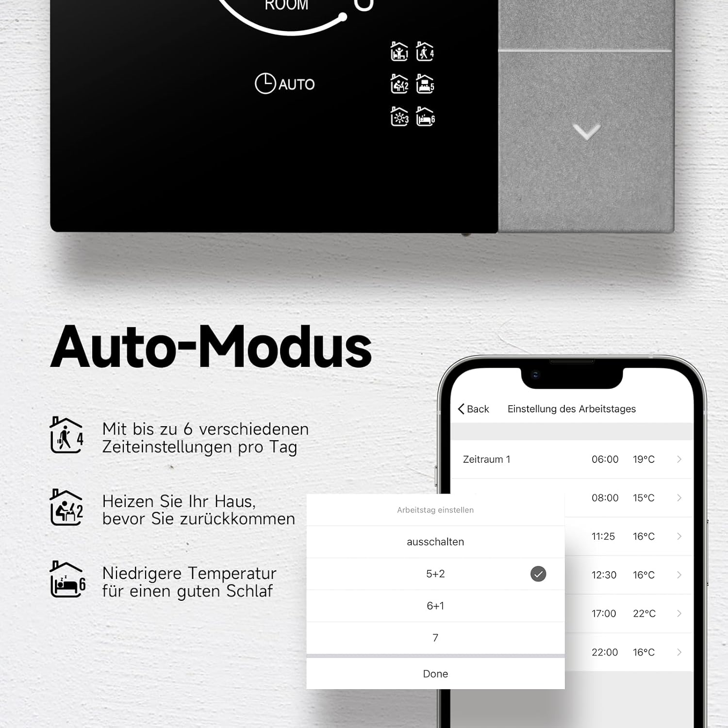 BEOK Mediu de instalare a termostatului