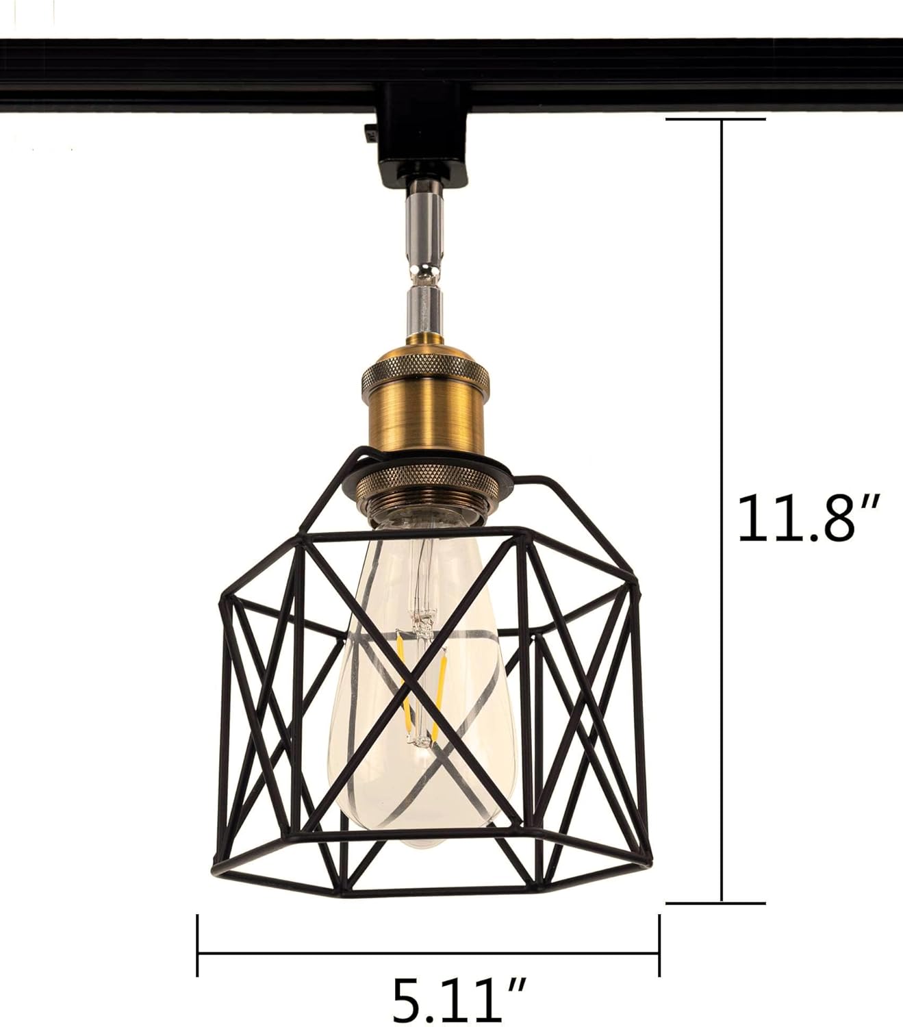 Kiven LED J-Track Light, Stepless Dimmable Accent Lighting with Rotatable Head, Spotlight with Remote Control for Picture, Kitchen Cabinet, Reading, Energy Saving Lighting