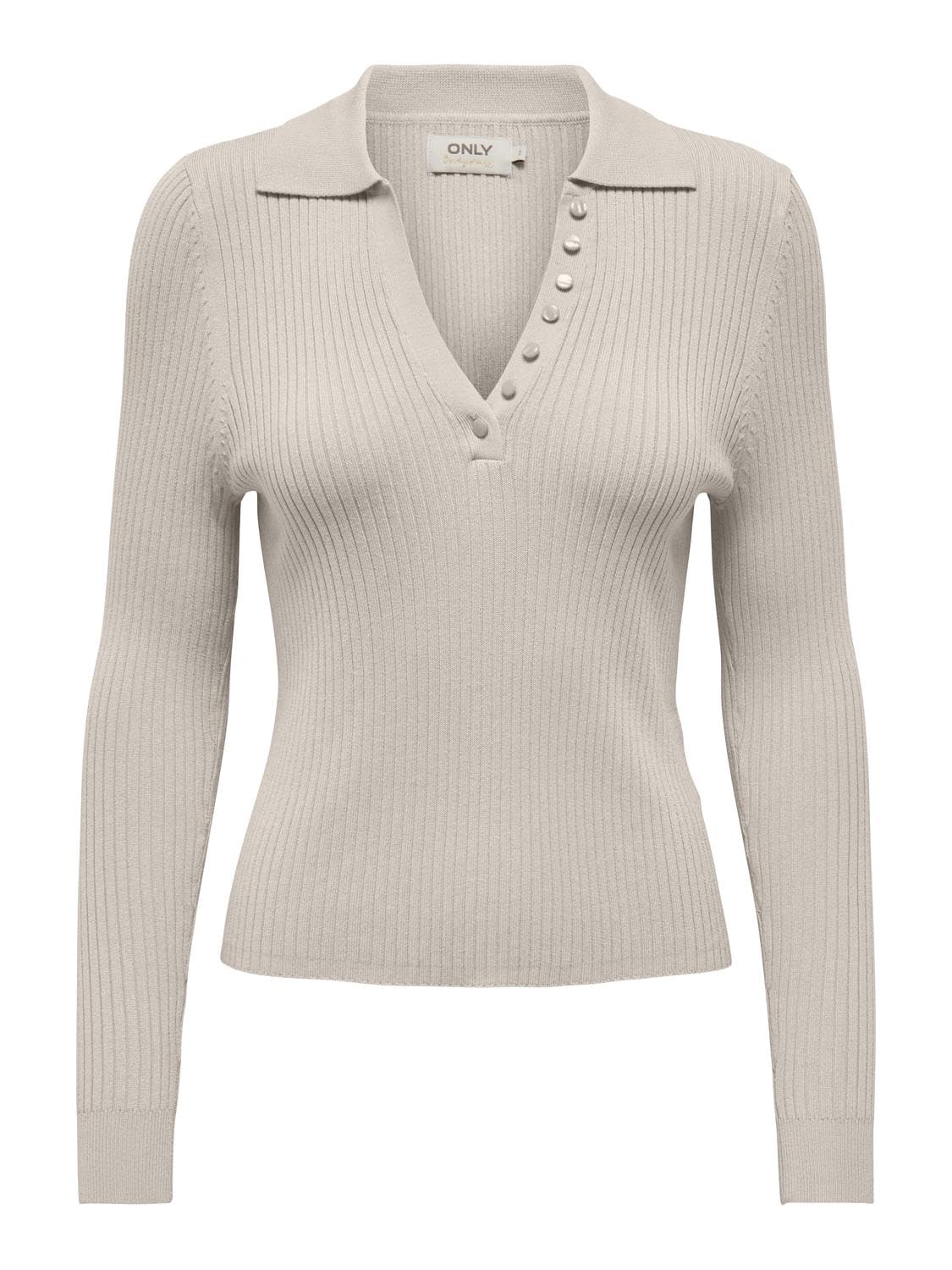 ONLMINNA LS BUTTON COLLAR KNT Kazak Kadın