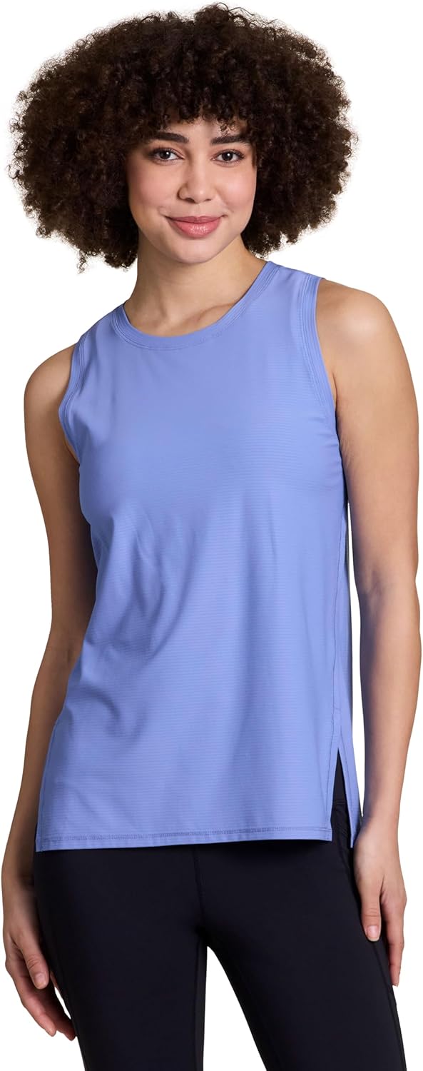 RBX Active Women's Airy Breathable Workout Top, Lightweight Quick Drying Gym Tank Top with Side Vents