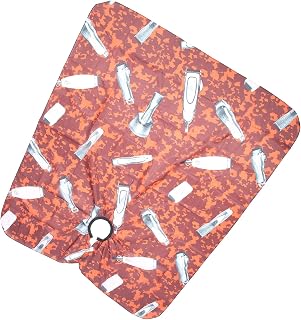 Capa de corte de cabelo, capa de barbeiro decote ajustável 140x160cm para salão de cabeleireiro em casa barbearia para corte de cabelo tingimento permanente