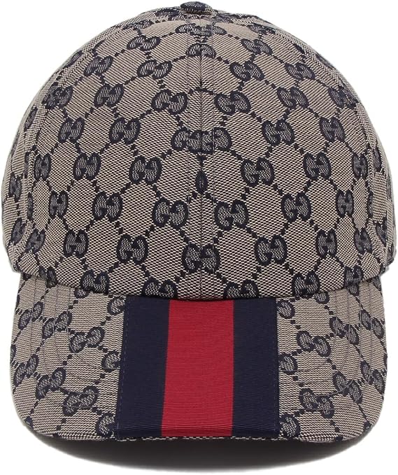 Gucci Original GG Baseball Cap Gray Men's 789016 4HBA8 4084 ORIGINAL GG BASEBALL CAP BEIGE BLUE, BEIGE BLUE, L