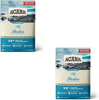 Acana Pacifica | Pack Double | 2 x 340 g | Croquettes pour chats de toutes races et de toutes les phases de vie | Contient du hareng, du maquereau, de la plie product image