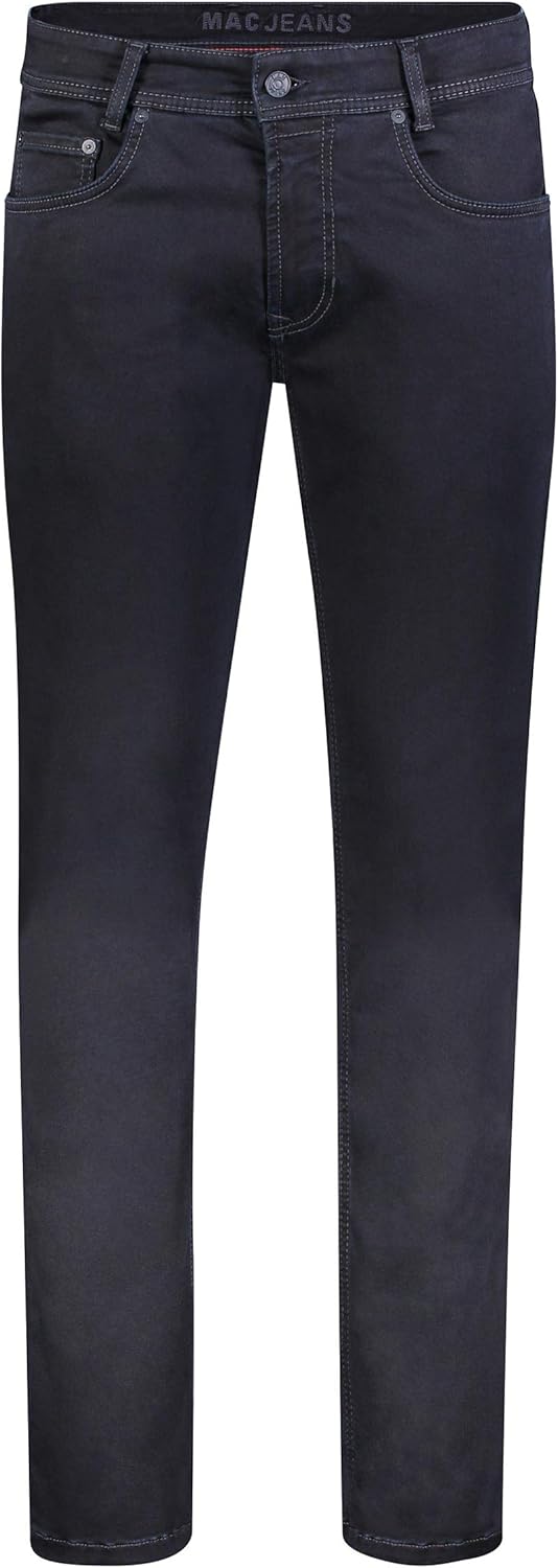 MAC Jeans Heren Macflexx Straight Jeans, grijs (Authentic Dark Grey H849), 30W / 34L