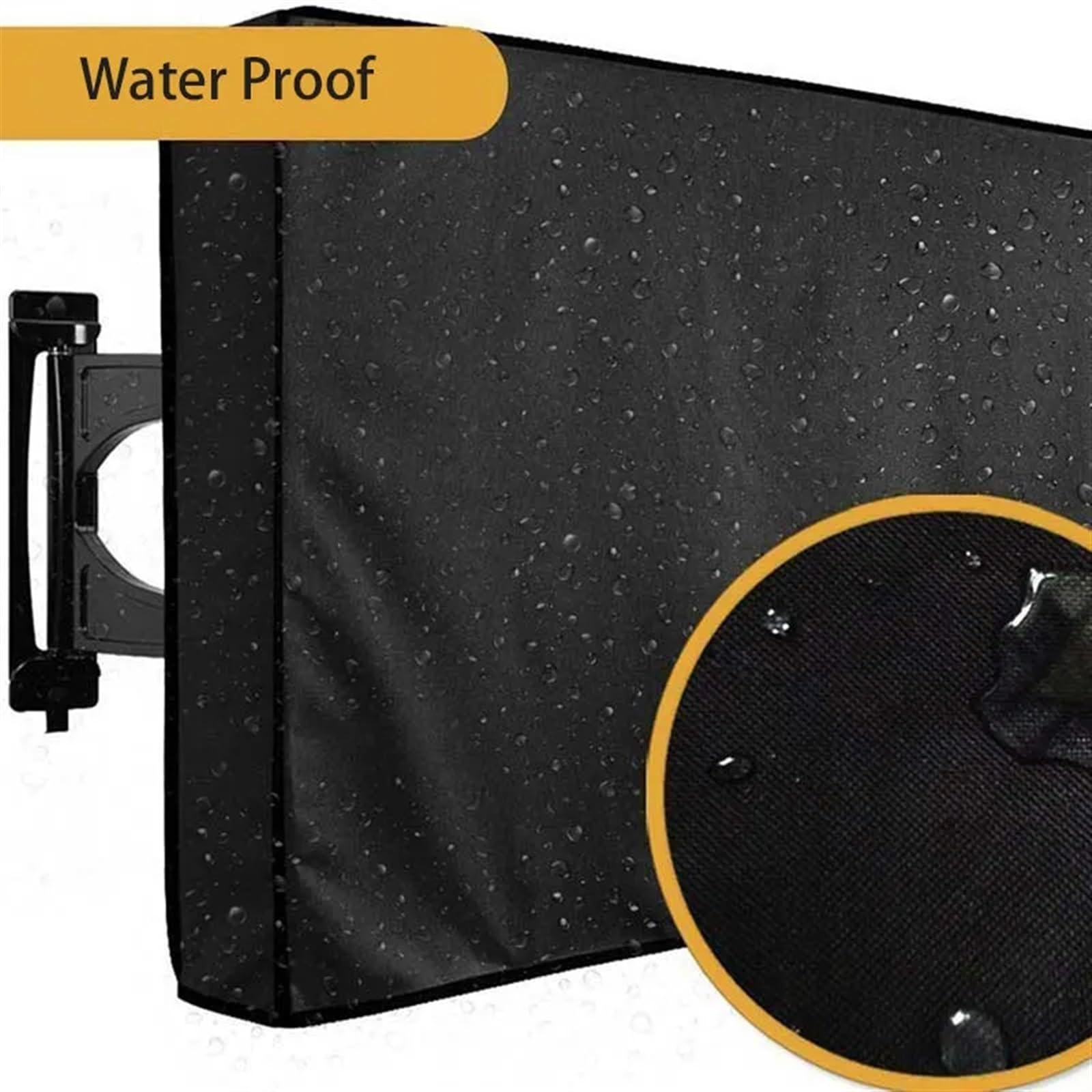 Cubierta TV Fundas de TV de Tela Oxford for Muebles de Exterior, Funda Impermeable for TV, Accesorios for Muebles de jardín(60 to 65 Inch)