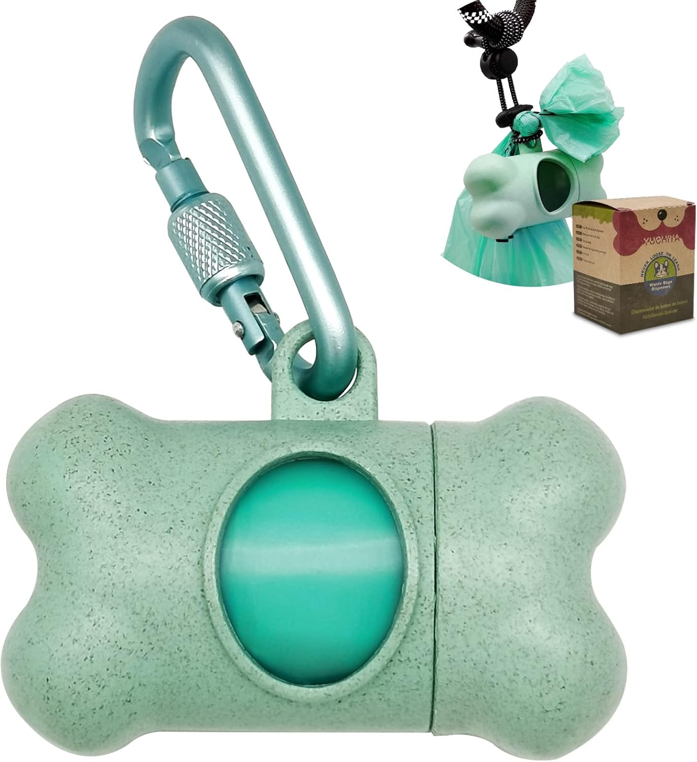 Amazon.com: Dog Poop Pickup Bags Holder Dispenser with 1 Roll Random ...