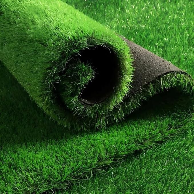 Kids Play Area Grass Mat - Non-Toxic & Soft Artificial Turf Carpet, Anti-Skid Synthetic Floor Mat for Indoor & Outdoor Play Schools 2x3 feet