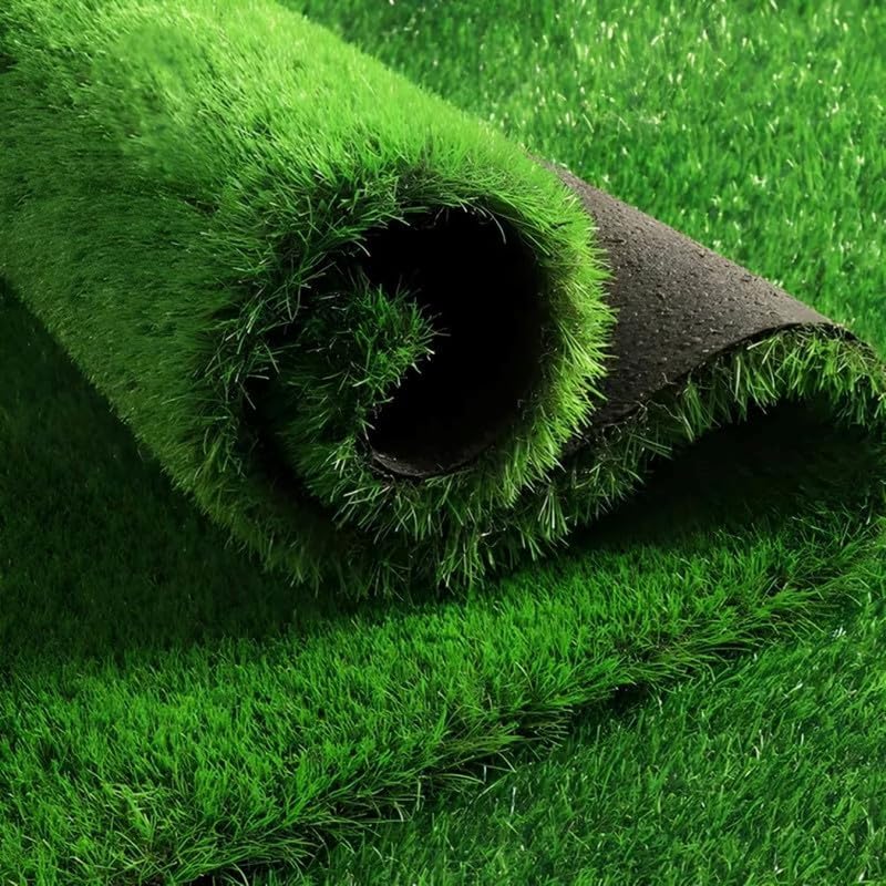 Innovative Edge 25 MM Artificial Grass Doormat for Balcony, Soft and Durable Plastic Turf Carpet Mat, Artificial Grass, Size 4 x 5 ft (Green)