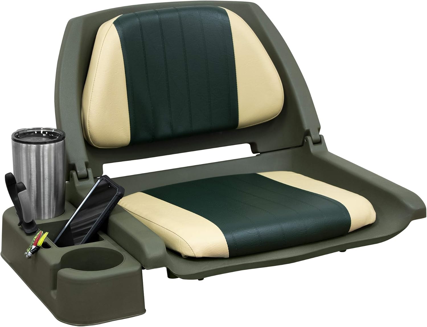 Wise 8WD139 Series Molded Fishing Boat Seat with Marine Grade Cushion Pads