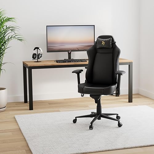 Miniatura 2 de Arozzi Primo - Silla de oficina de piel sintética de alta calidad con sillón reclinable giratorio basculante de inclinación, altura ajustable,