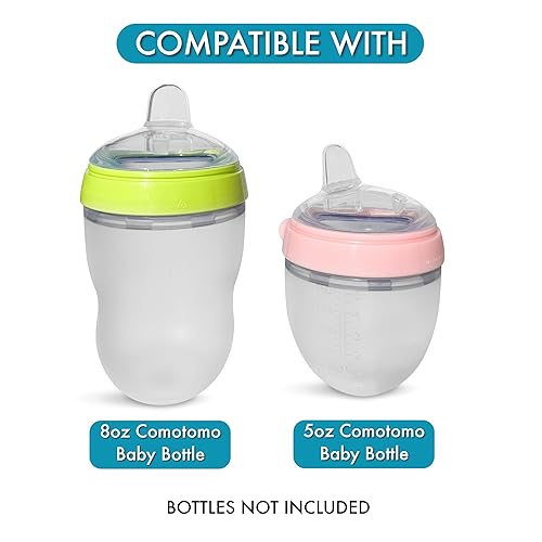 Miniatura 10 de Accesorio de brida manual para biberón Comotomo  Colector de leche materna  Silicona de grado alimenticio  Sin BPA brida