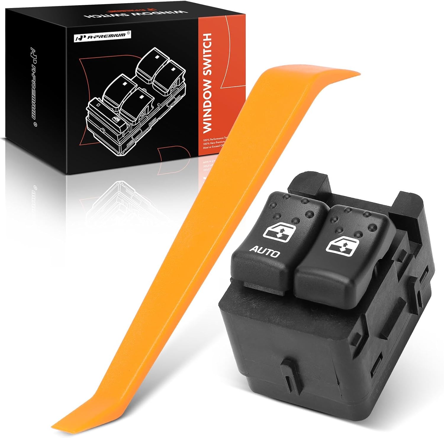 A-Premium Front Driver Side Master Power Window Switch Compatible with Saturn Ion 2003 2004 2005 2006 2007, Fit Coupe Only, Replace# 15226616