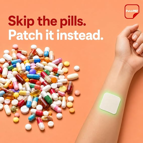 PatchMD - D3/K2 Patch - One Month Supply