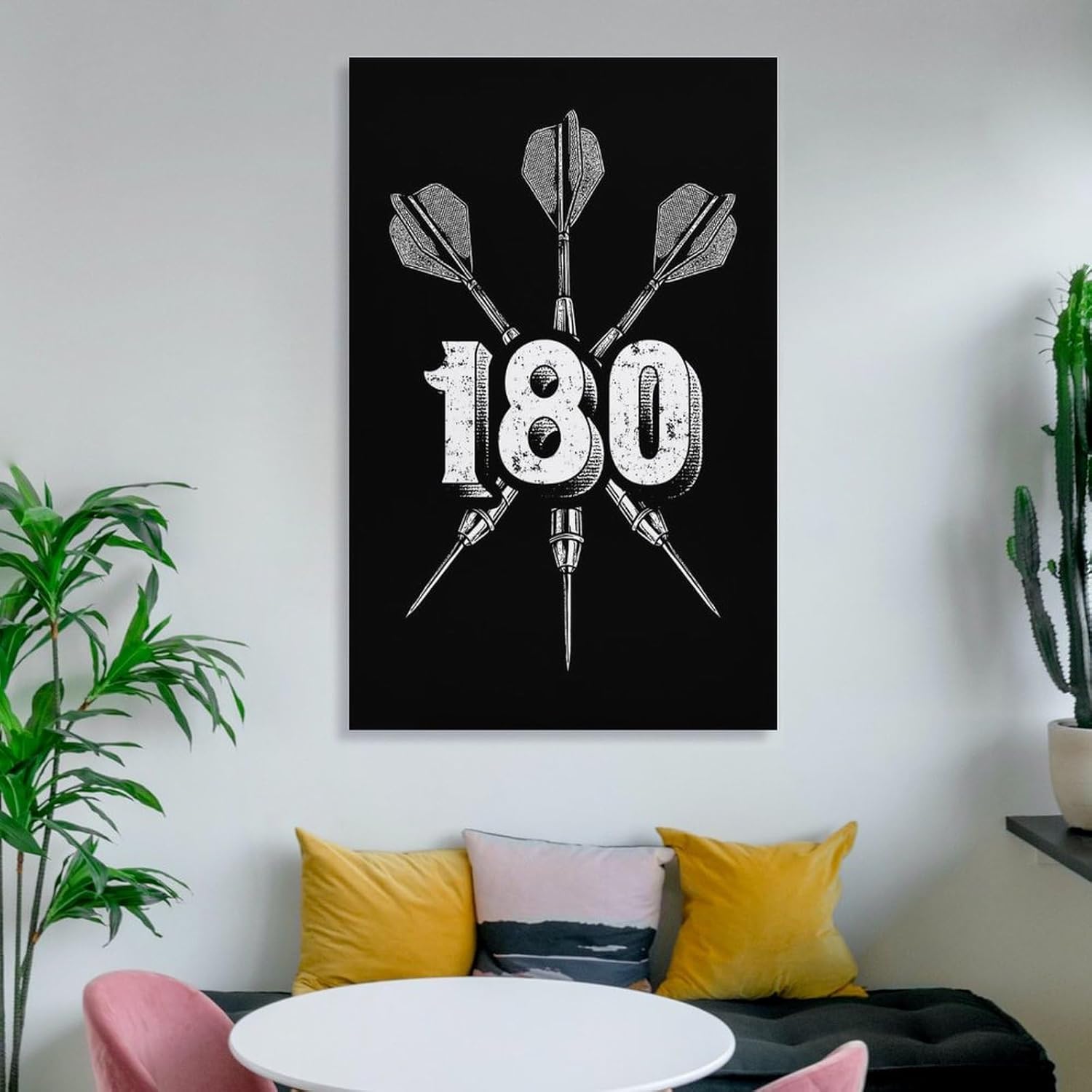 Darts 180 Arrows Darts Canvas Printing Modern Art Poster Wall Art Are Used For Room Aesthetics And Decoration 24x36inch(60x90cm)