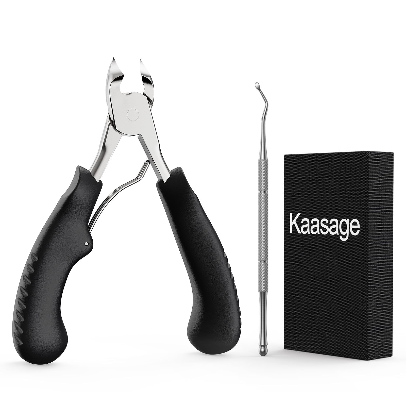 Nail Clippers for Thick & Ingrown Toenails - Sharp Curved Blade & Non-Slip Handle -Toenail Clippers for Men, Women, and Seniors - Professional