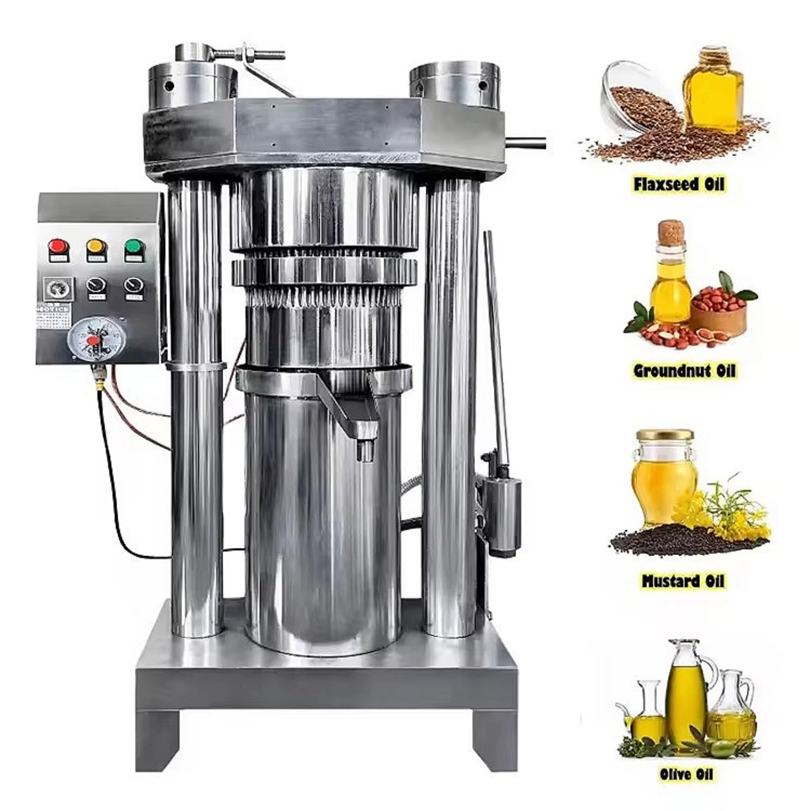 Komercyjna prasa do oleju hydraulicznego, ekstraktor oleju do prasowania na