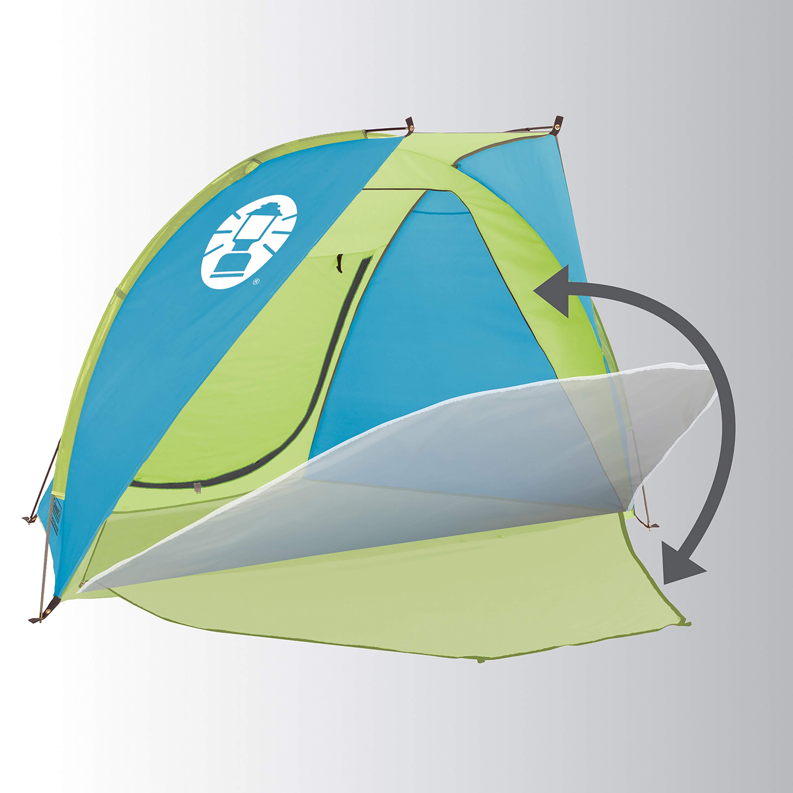 Amazon.com: Coleman Compact Shade Shelter, Blue/Lime