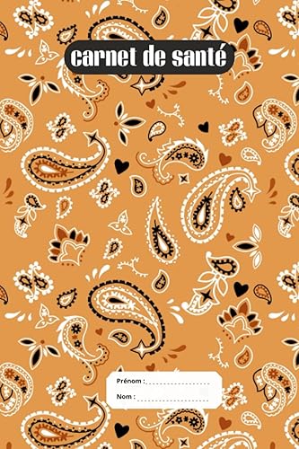 Carnet de santé: carnet de santé personnalisé AMELI avec 6 pages de plus pour noter tous vos prochain RDV, idée cadeau personnalisable grossesse , cadeau naissance original (French Edition)