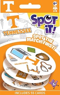 Masterpieces Spot It! Tennessee Volunteers Card Game - Official NCAA - Ages 7+