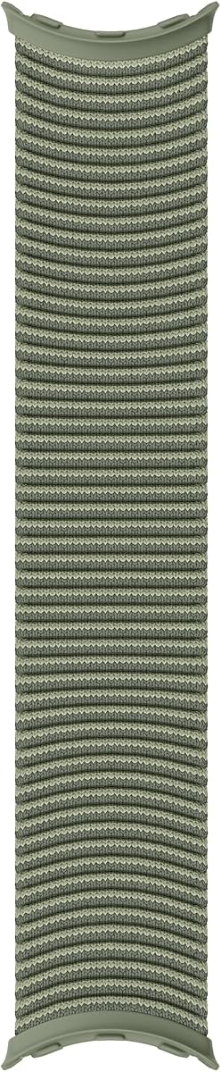 Google Pixel Watch Stretch Band - Compatible with 45mm - Olive - Medium | Compatible with 45mm Google Pixel Watch 5, elastane and recycled polyester yarn, five band sizes