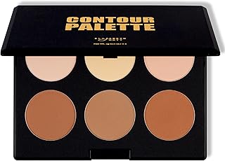 Elizabeth Mott Bronzer Contour Palette with Highlighting Powder – 6 Blendable Shades for Natural Glow – Long-Lasting, Lightweight, Cruelty-Free & Paraben-Free Makeup Contouring Kit for All Skin Tones