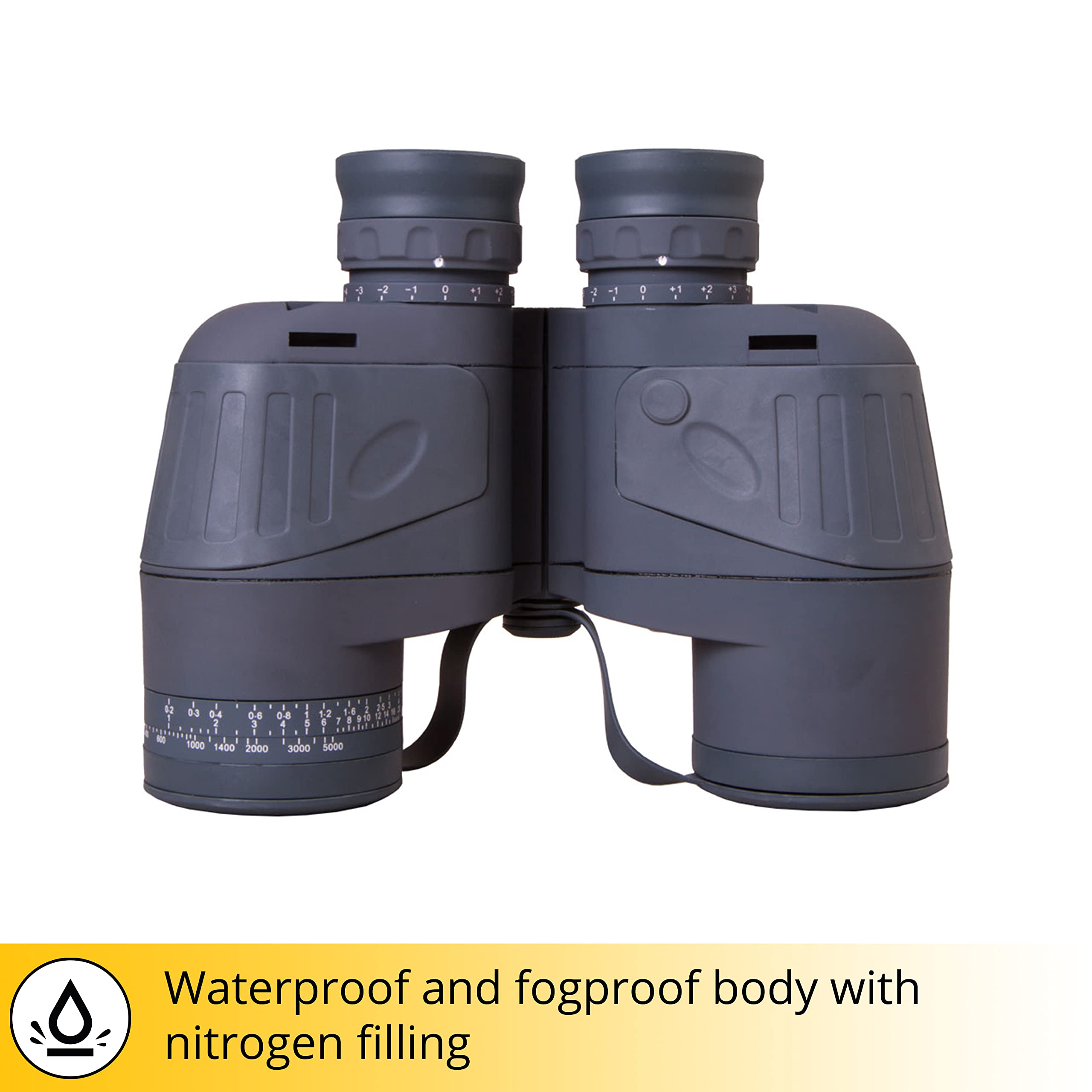Binocolo Levenhuk Travel 7x50 Verde Con Prismi Di Porro | Ottica Per Caccia, Pesca E Mare