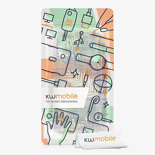 Miniatura 7 de kwmobile Funda transparente compatible con Xiaomi Redmi Note 10 5G - Funda de TPU suave - Hojas de palma amarillasgristransparente