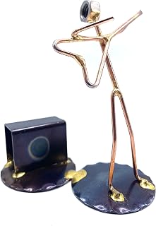 Flying V Electric Guitar Collectible Handmade Metal Art Figurine, Desk Accessories, Trophy, Boss Gift, Office Décor, Business Professional, Musical Instrument