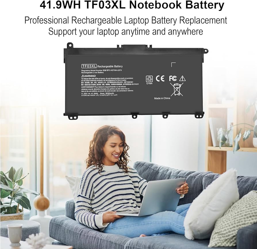 Amazon.com: TF03XL 920070-855 Spare Battery for HP Pavilion x360