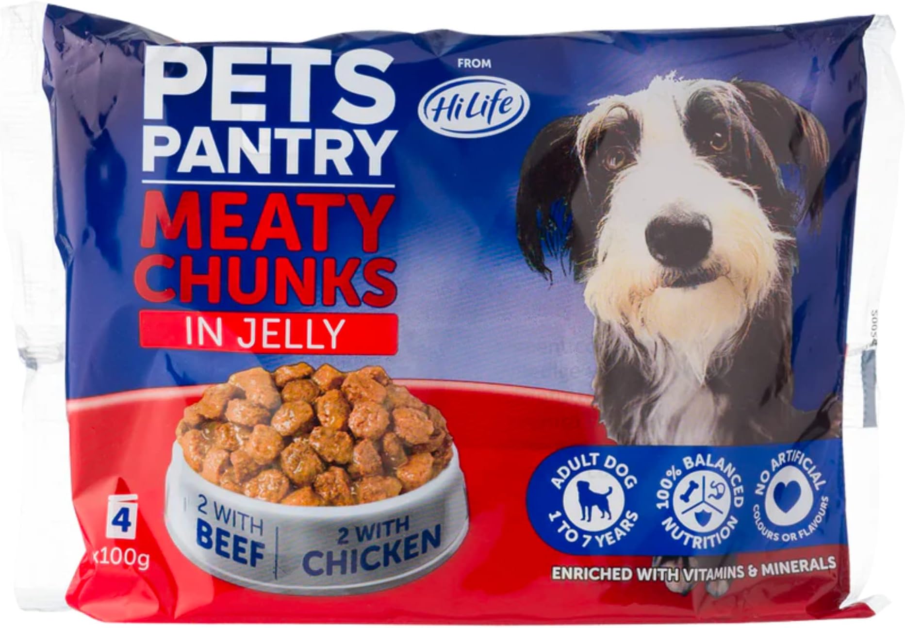 HiLife Banquet Wet Dog Food Flaked Chicken Breast, Rice, Liver