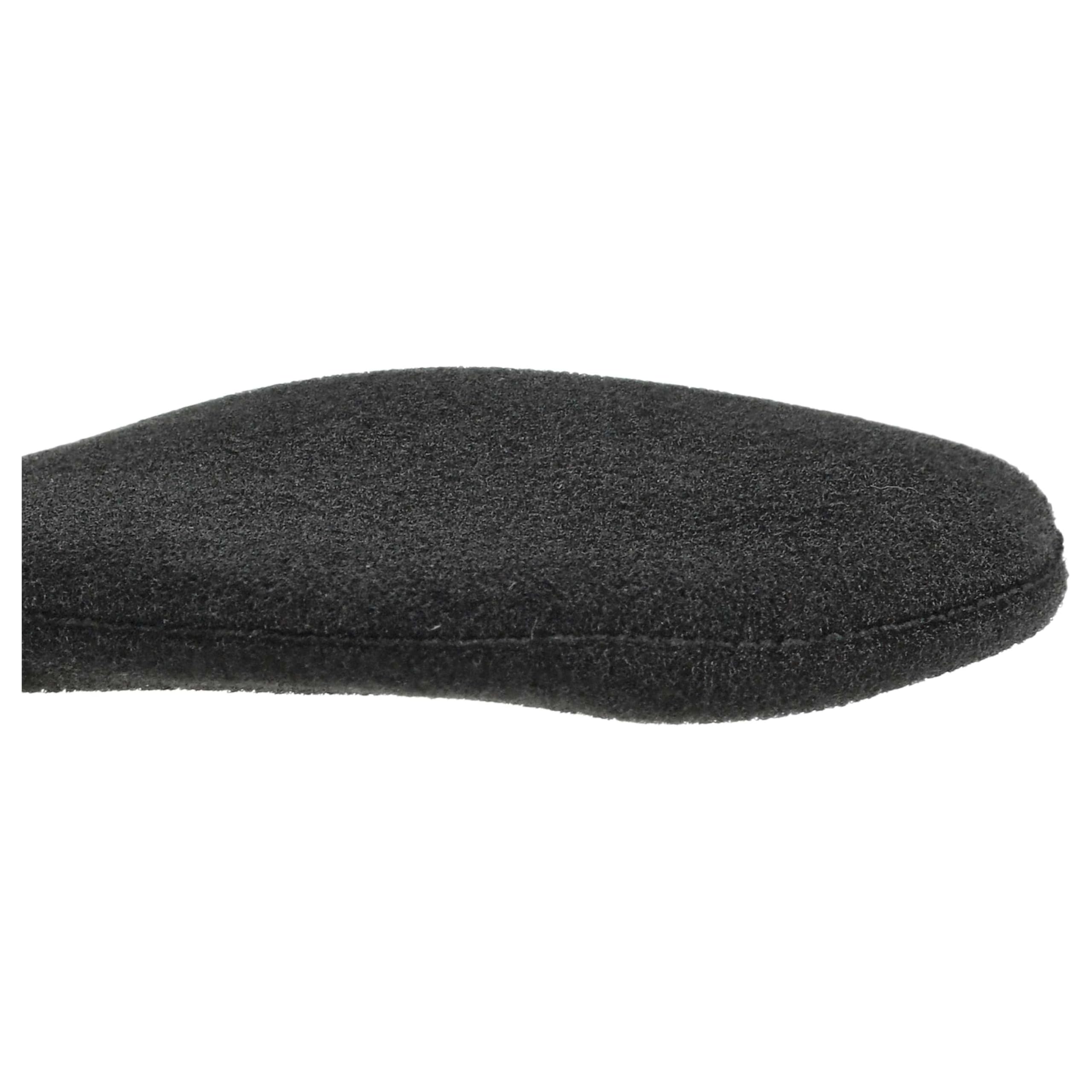 vhbw 20x Ohrpolster kompatibel mit Sennheiser PX80 | PX90, PX300 Kopfhörer Headset, Schaumstoff Schwarz, Matt