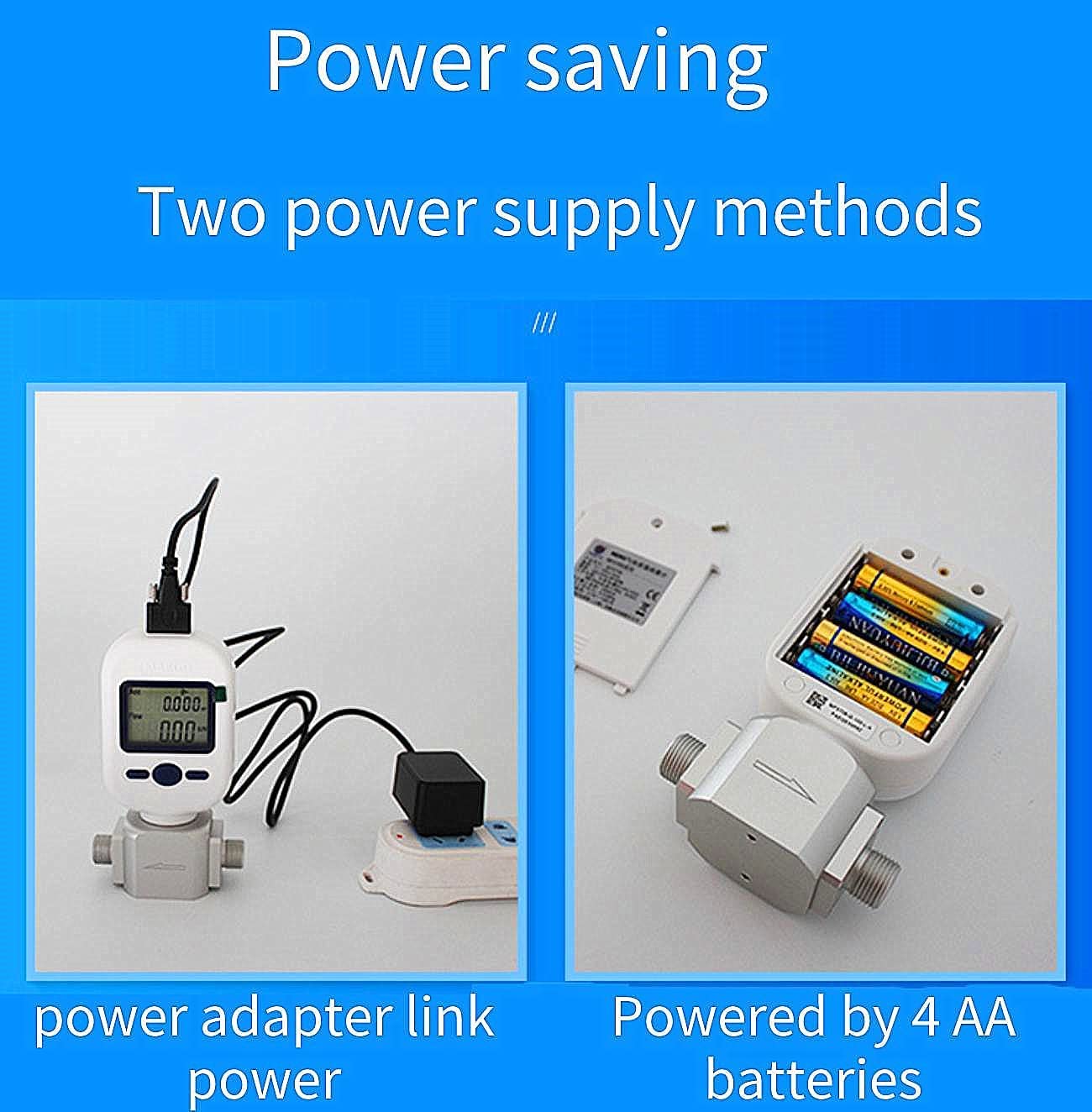 Portable Digital Gas Flow Meter - Thermal Mass Flow Tester for Air, Oxygen, Nitrogen, CO2, 0-20L/min, RS485 Modbus, Battery Powered (MF5706 (0-20L/min)