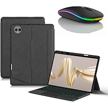 HUAWEI MatePad Pro 12.2 2024 Keyboard Case, Detachable Wireless Backlit Keyboard with Pencil Holder, Slim Slim Folio Cover with Bluetooth Mouse