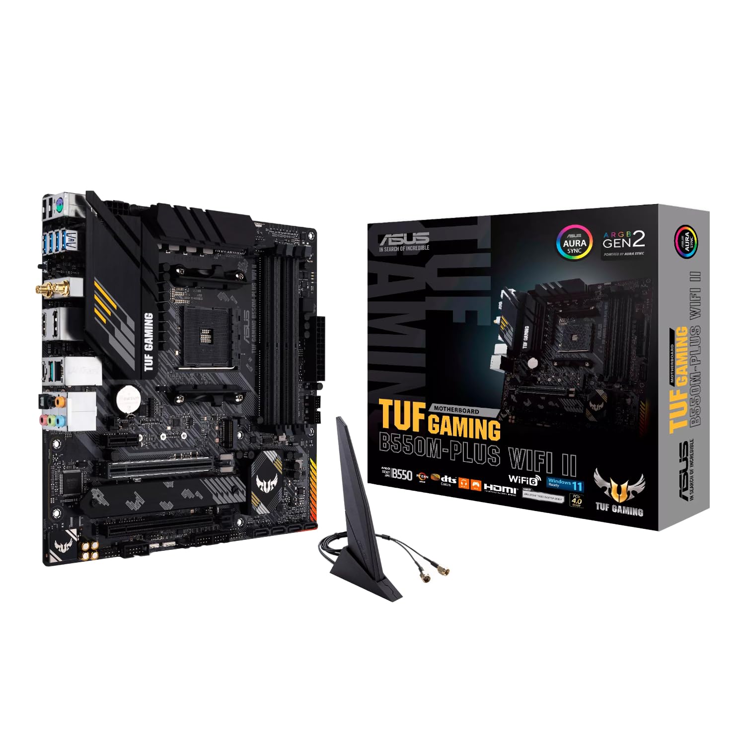 TUF GAMING B550M-PLUS WIFI II + AMD Ryzen 7 5800X3D