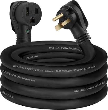 40 Amp Welder Extension Cord SOOW Cable 8/3 Welder Extension Cord NEMA 6-50