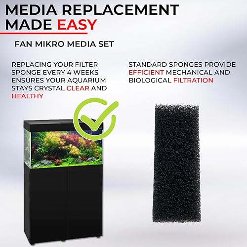 Miniatura 2 de Aquael Conjunto de medios de filtro de ventilador (Mikro)