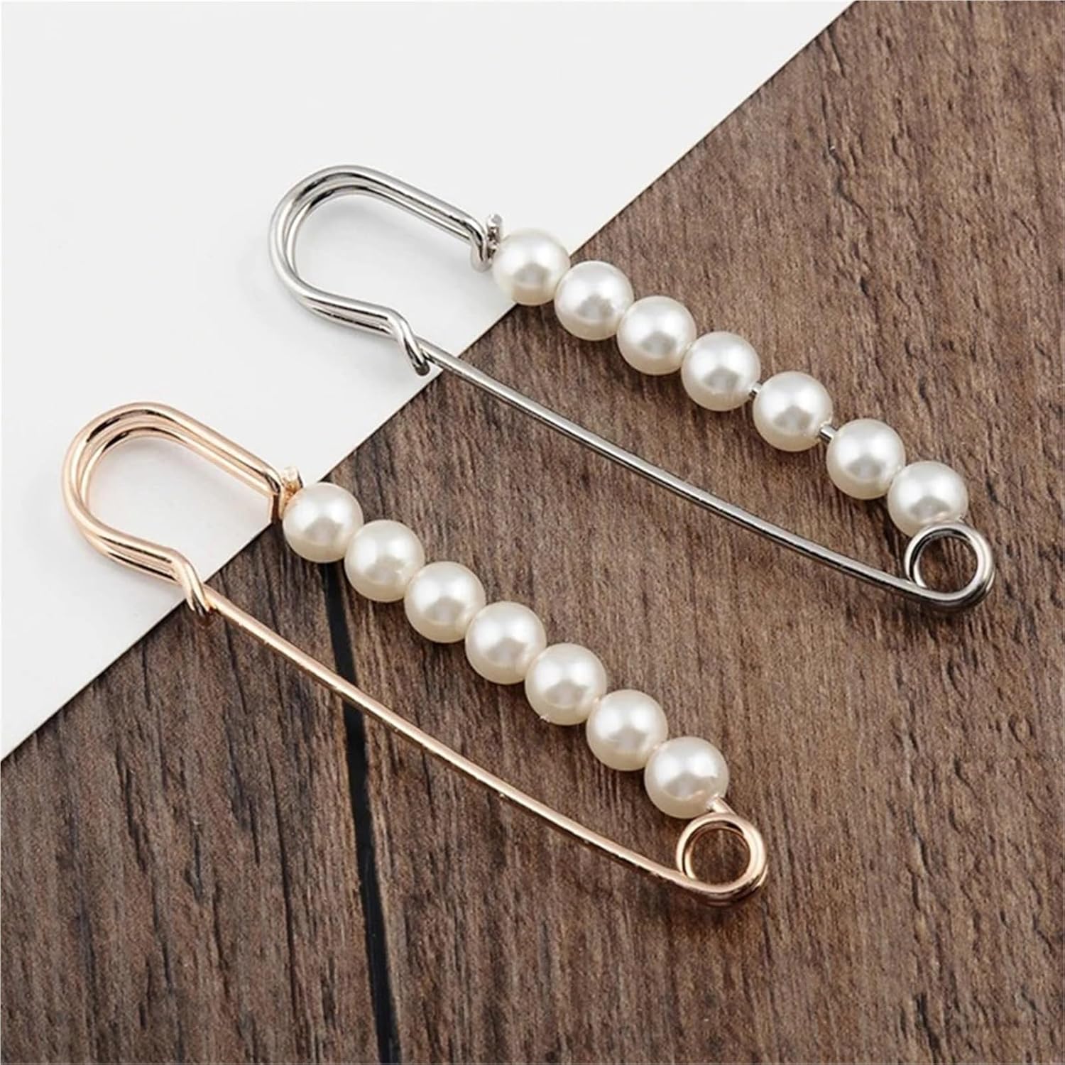 Pearl Safety Pins 150 Pcs Women’s Waist Buckle Brooches: Multifunction Anti-Exposure Fixing Tool & Anti-Pearl Safety Accessory