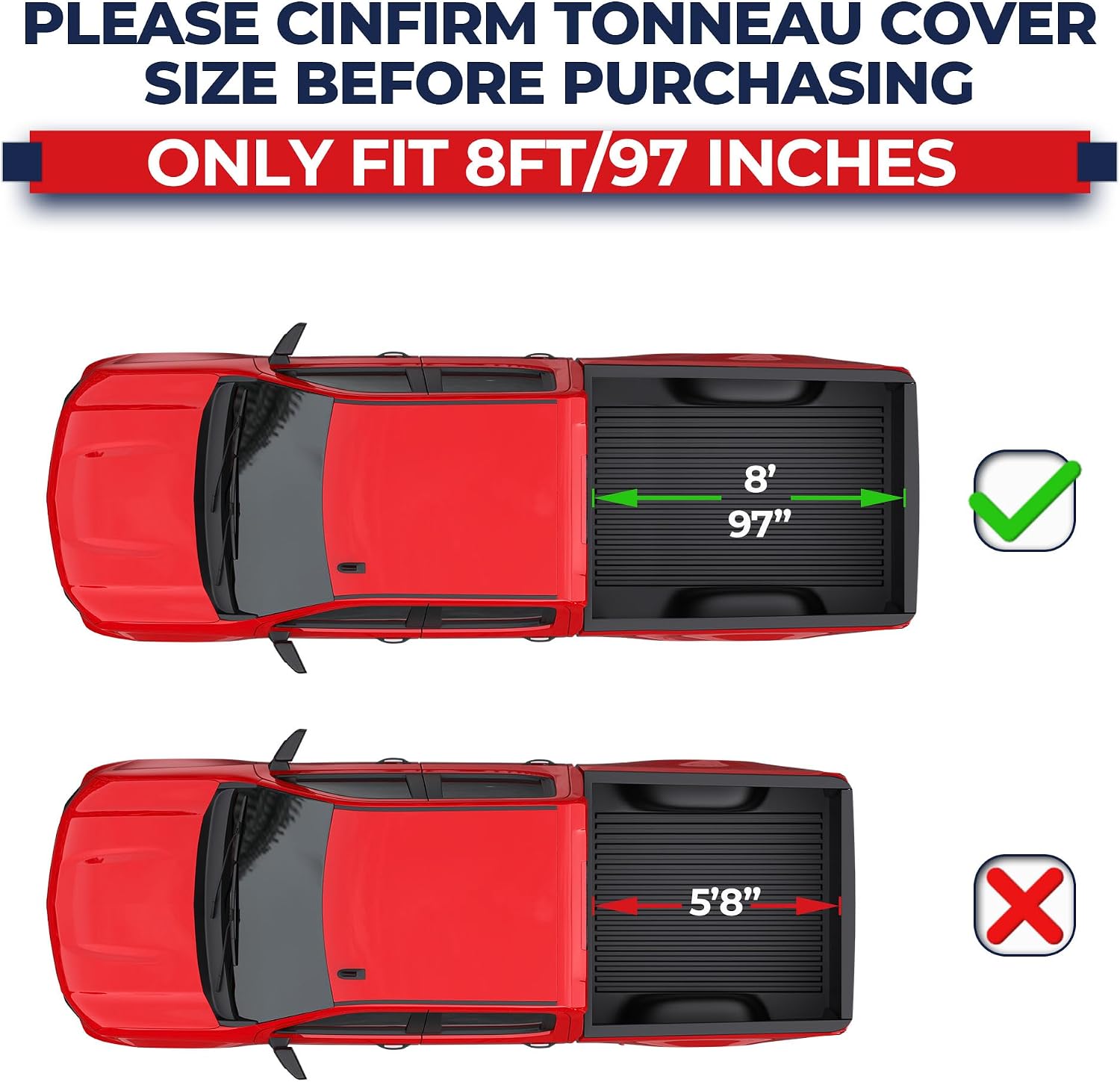 MOSTPLUS Roll-Up Soft Vinyl Truck Bed Tonneau Cover Compatible with 1988-2006 Chevy Chevrolet Silverado/GMC Sierra 1500 2500 3500 HD (Incl. 2007 Classic) | Fleetside 8 FT