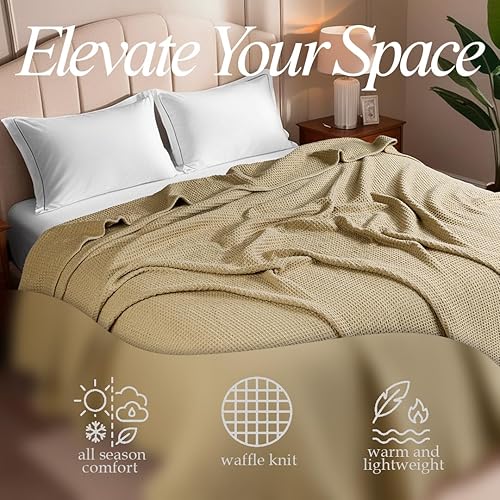 Miniatura 4 de AAVNI HOMES Manta de algodón de tamaño individual, suave y transpirable de primera calidad, para todas las estaciones, manta de verano, mantas de