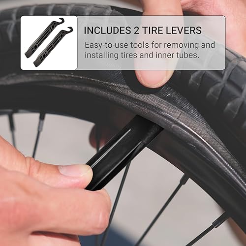 Miniatura 5 de CALPALMY Paquete de 2 tubos de bicicleta 700c, 700 x 3543c, válvula Schrader y válvula Prseta, compatible con 700x35C 700x36C 700x37C 700x38C