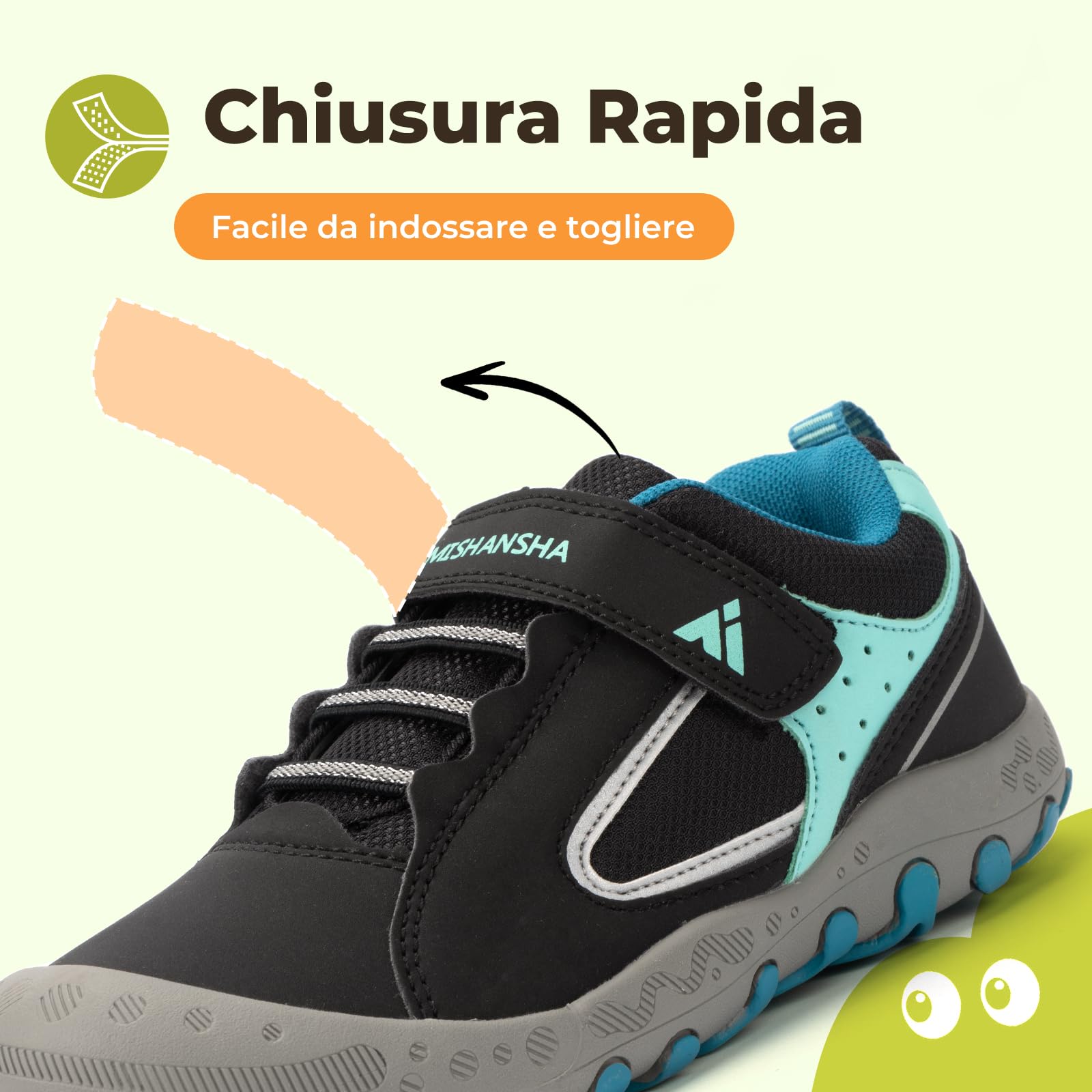 Mishansha Scarpe da Trekking Bambino Estive Ragazzi Ragazza Fitness Scarpe da Ginnastica
