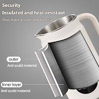 Irishom 1200ml Automata Növényi Tejkészítő Gép Mandula, Zab, Szója Tejhez 6