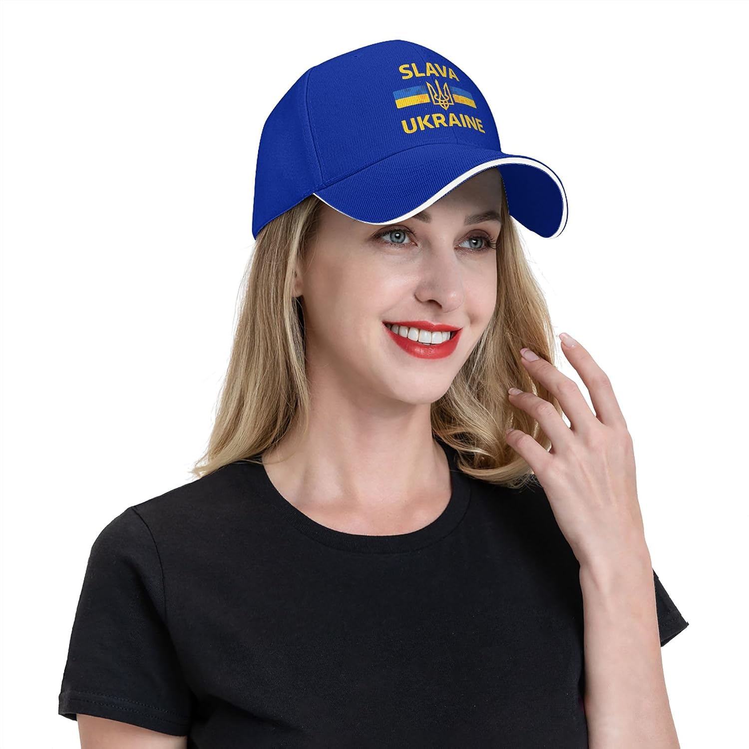 Support Ukraine Trucker Hat Glory Slava to Ukraine Hats for Mens Women Adjustable Golf Baseball Cap